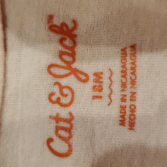 Girls Cat & Jack pink t-shirt with panda graphic print size 18M - Picture 4 of 5